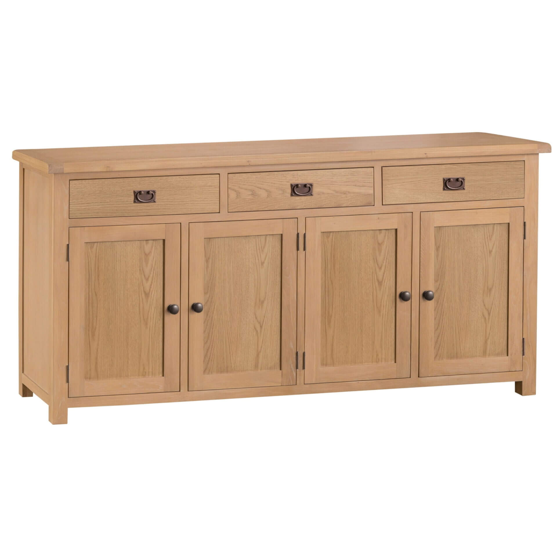 Coburn Oak 4 Door, 3 Drawer Sideboard | Pine and Oak