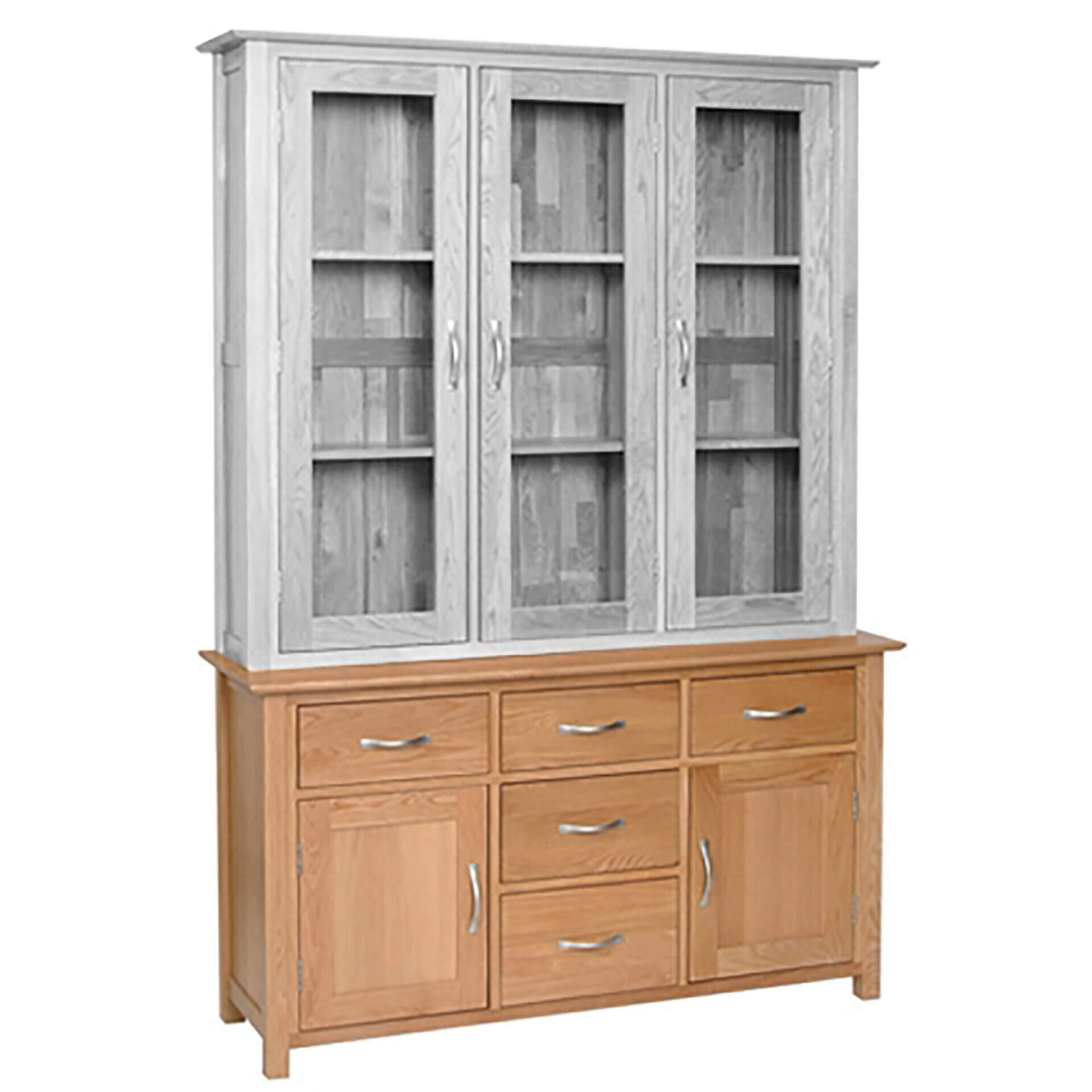 Thame Oak 4’6″ Dresser Base | Pine and Oak