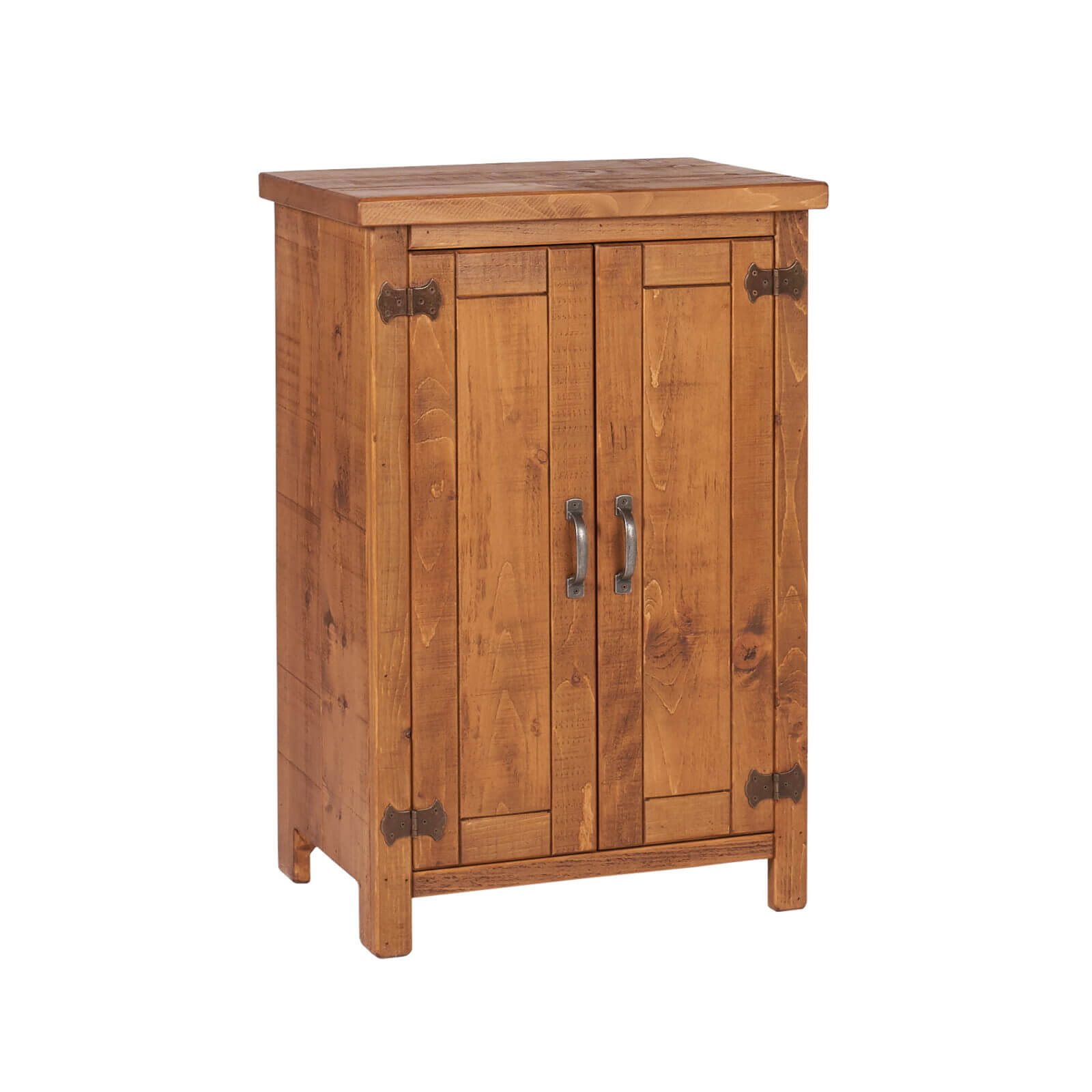 Rustic Plank Small 2 Door Cupboard | Pine and Oak