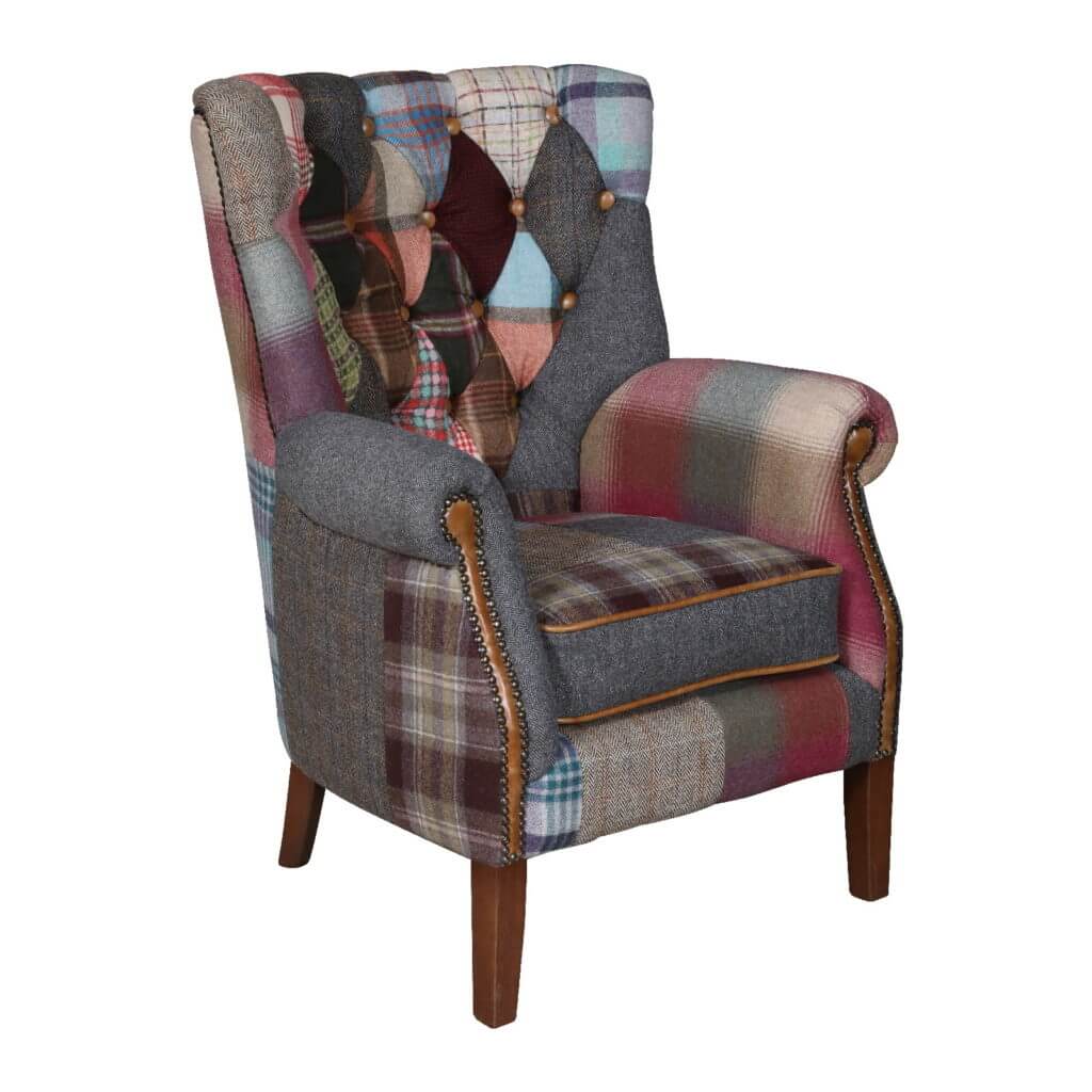 Barnard Patchwork Chair | Pine and Oak